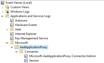 Azure App Proxy Logs