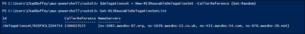 powershell reusable delegation